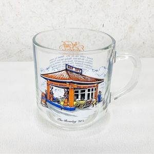 Luminarc Gulf Oil Collectors Series Roaring 20’s Gas Station Glass Cup